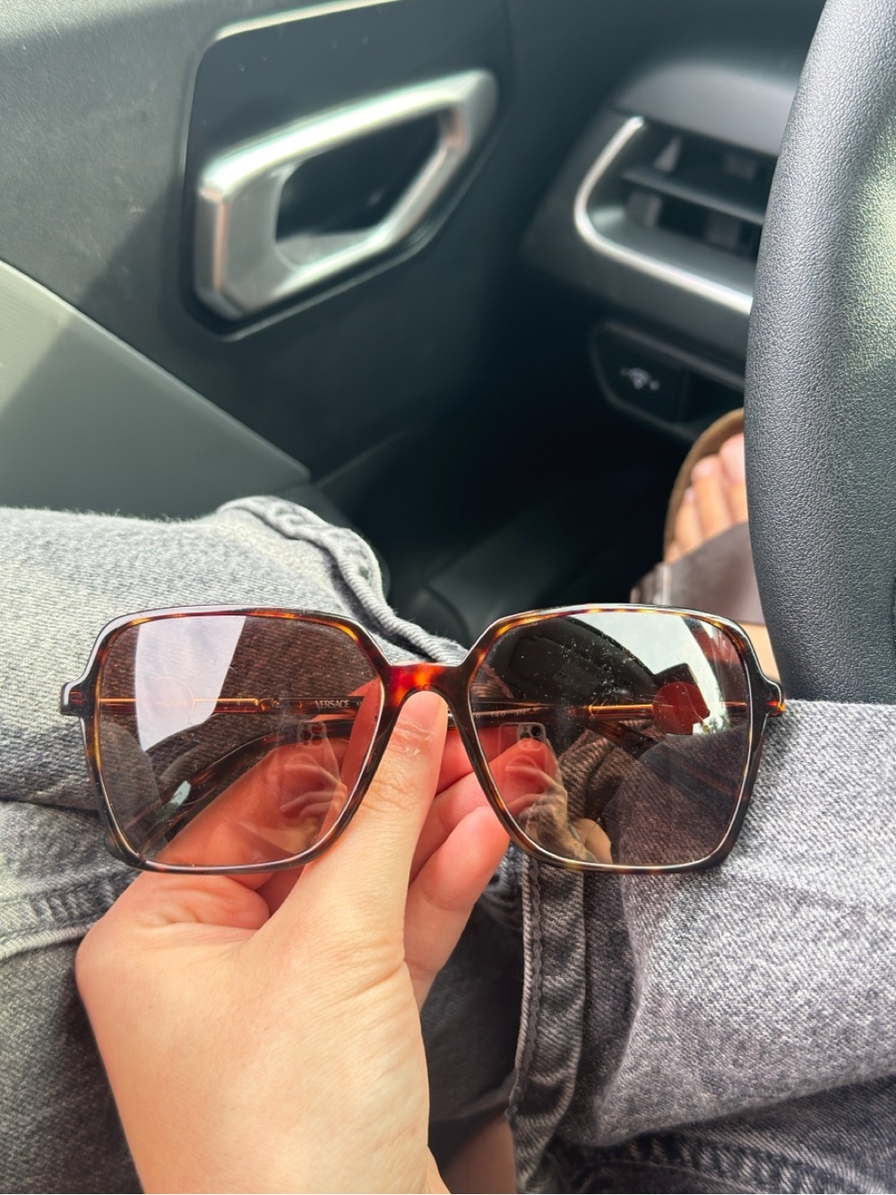 Tortoise Versace Sunglasses